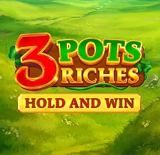 3 Pots Riches Hold and Win Irish-themed slot game logo at Crowngreen casino
